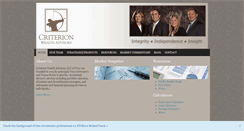Desktop Screenshot of criterionwa.com